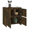 vidaXL Sideboards 2 Stk. Räuchereiche 70x41x75 cm Produktbild-Vorschau 9