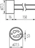 Kanlux GU10 Keramikfassung für GU10 Lampen 402 HLDR-GZ10 Produktbild-Vorschau 3