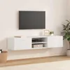 vidaXL Holzschrank 150 x 39 x 30 cm Weiß Holzwerkstoff Produktbild-Vorschau 2