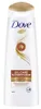 A white bottle of Dove Oil Care shampoo with a wooden-colored cap. Produktbild-Vorschau