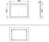LED Badspiegel mit Beleuchtung Beschlagfrei 80x60cm Produktbild-Vorschau 11