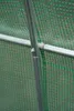 Close-up of a metal frame joint covered by green netting. Náhľad obrázku produktu