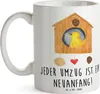 Mr. & Mrs. Panda Becher Umzug Neuanfang - Weiß - Geschenk, Produktbild-Vorschau 3
