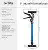 Product information and dimensions for a door tensioner. Náhled obrázku produktu