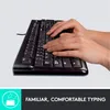 Logitech Desktop Set MK120 kabelgebunden schwarz Produktbild-Vorschau 3
