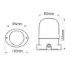 Lampada da soffitto per sauna in porcellana E27 IP54 con Anteprima dell’immagine prodotto 12