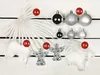 Geschmückter künstlicher weihnachtsbaum mit 97 Stk Kugeln Produktbild-Vorschau 6