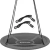 A round swing seat with ropes, suspended against a white background. Anteprima dell’immagine prodotto