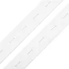 25 Meter Knopfloch Gummiband 15mm weiß Produktbild-Vorschau