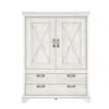 Highboard KASHMIR Pinie Weiß, 4 Fächer, 162.3 cm hoch, 123 Produktbild-Vorschau 3