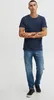 11 Project PRIndie Herren T-Shirt Kurzarm Shirt Basic mit Produktbild-Vorschau 2