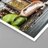 Poster - Poster ohne Rahmen - Gewürze Knoblauch Holz Salz - Produktbild-Vorschau 2