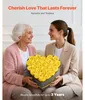SucceBuy - 27 rose eterne in confezione a forma di cuore, Anteprima dell’immagine prodotto 3