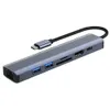 Q18C 7-in-1 USB-C Adapter Hub – HDMI 4K, USB 3.0, USB-C PD Produktbild-Vorschau 3