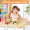 UnboxG Edelstahl Snackbox 2er Set 600 ml, 3 Fächer, Produktbild-Vorschau 5