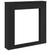 vidaXL Obudowa kominka czarna 100x20x100 cm materiał Podgląd zdjęcia produktu 1