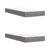 Möbel Boxspringbett mit Matratze Taupe 200x200 cm Stoff - Produktbild-Vorschau 11