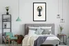 MuchoWow® MuchoWow® Gerahmtes Poster Krebs - Blau - Vintage Produktbild-Vorschau 7
