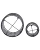 BELIANI Blumentopf 2er Set Schwarz Rattan mit Innentopf Produktbild-Vorschau 8