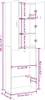 vidaXL Waschmaschinenschrank Sonoma-Eiche 64x25,5x190 cm Produktbild-Vorschau 7