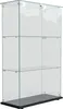 A clear, well-lit studio shot of a glass display cabinet. Podgląd zdjęcia produktu