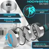 RE:SPORT® 2er Hanteln Set aus massivem Stahl Türkis 2 x Produktbild-Vorschau 3