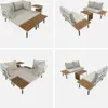 sweeek - Modulares Gartenmöbelset aus Aluminium und Produktbild-Vorschau 4