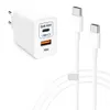 45W USB-C Netzteil & 2m 60W Schnellladekabel – GaN Produktbild-Vorschau 1