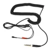 Kopfhörer-Spiral-Audiokabel mit Adapter für Produktbild-Vorschau 5