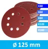 60x Schleifscheiben Klett 125mm K40-K240 Schleifpapier Mix Produktbild-Vorschau 2