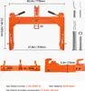 Szybkozłącze 3-punktowe VEVOR z odbiornikiem 5,08 cm, Podgląd zdjęcia produktu 7