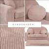 Kindersofa - Spielsofa aus Cord mit Verlängerung – Mehr Produktbild-Vorschau 3
