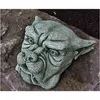 Schöner Gargoyle Kopf Wasserspeier aus Steinguss perfekt Produktbild-Vorschau 4