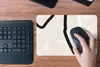 MuchoWow® Mauspad Mousepad Rosa - Minimalismus - Design Produktbild-Vorschau 4