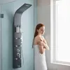 Sprchový panel v matné černé barvě, dešťová sprcha, Náhled obrázku produktu 16