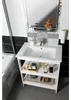 ZUNO 75 Keramik-Waschtisch 75x45cm, weiss Produktbild-Vorschau 4
