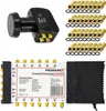 PremiumX Multischalter Set 5/12 Multiswitch SAT Quattro LNB Produktbild-Vorschau 1