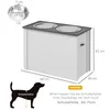 PawHut Hundenapf, Hunde Futterstation mit Stauraum, 2 Produktbild-Vorschau 3