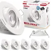 6x LED Einbaustrahler dimmbar Ultra Flach 5 Watt Weiß Produktbild-Vorschau 1