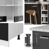 Singleküche Vicco R-Line Schwarz Hochglanz/Weiß 160 cm ohne Produktbild-Vorschau 6