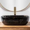 Umywalka nablatowa Rea Belinda Black Marble shiny Podgląd zdjęcia produktu 4