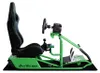 SIM Racing Cockpit Seat Pro Sim Rig GRÜN | Gaming Simulator Produktbild-Vorschau 2