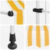 ručně stahovací markýza vidaXL 350 cm oranžová/bílá Náhled obrázku produktu 6