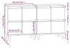 vidaXL Sideboards 2 Stk. Räuchereiche 60x35x70 cm Produktbild-Vorschau 8