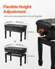 Tabouret de piano VEVOR 750x360x515 mm Duet Keyboard chaise Voir les images du produit 4