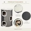 PawHut Drapak dla kotów Drapak 3-poziomowy Meble dla Podgląd zdjęcia produktu 5