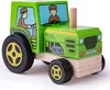 BigJigs Holz Stapeltraktor Lernspielzeug Traktor Produktbild-Vorschau 1