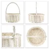 Creative Home Osterkorb Oval Weidenkorb mit Henkel Produktbild-Vorschau 2
