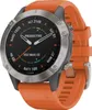 Garmin Fenix 6 Saphir Titan Grau mit orangenem Armband Produktbild-Vorschau 9