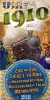 The image shows the box art for the board game expansion 'USA 1910: Ticket to Ride'. It features a vintage steam train and people in period attire. Anteprima dell’immagine prodotto